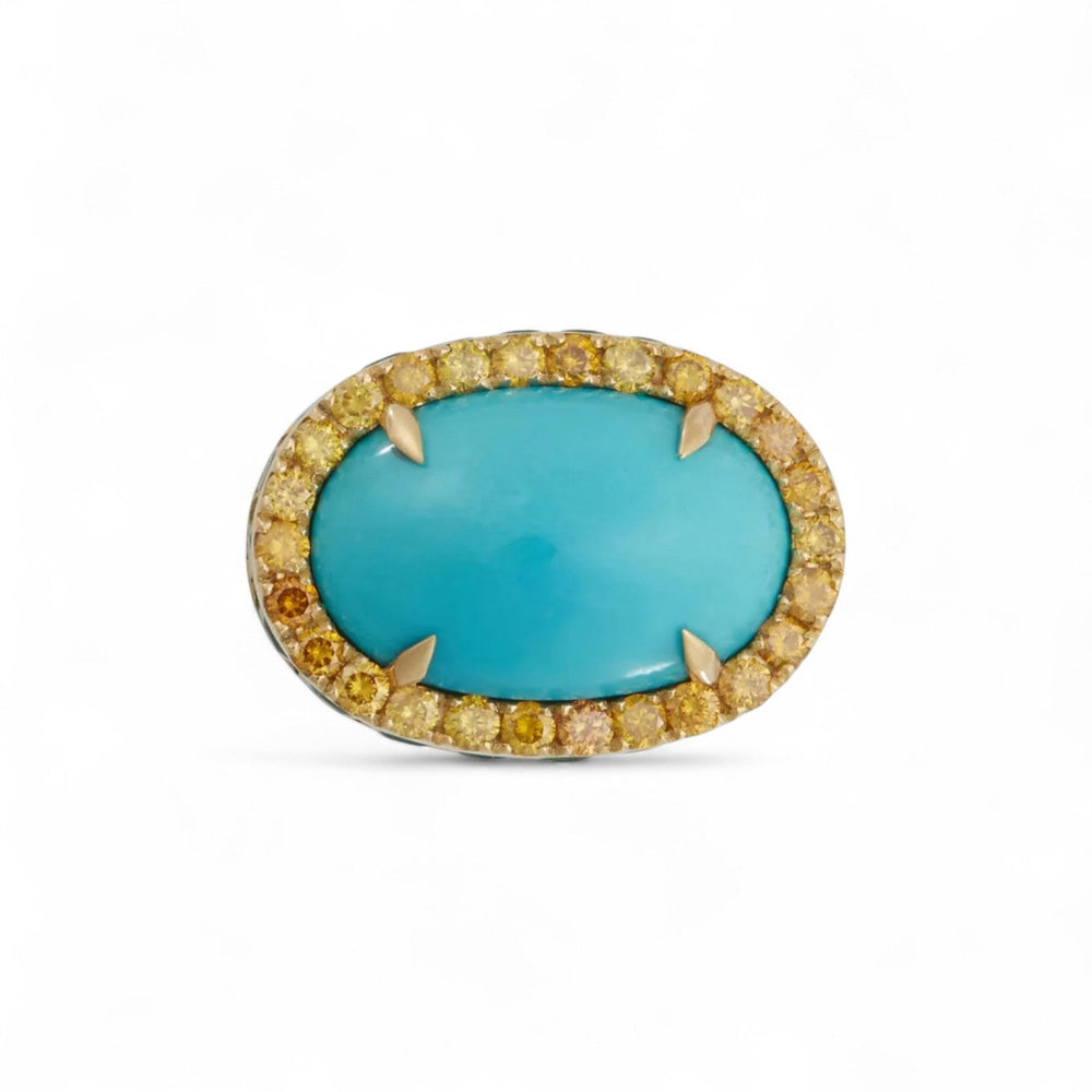 Turquoise Majesty Ring - OAK - Archive - Ileana Makri
