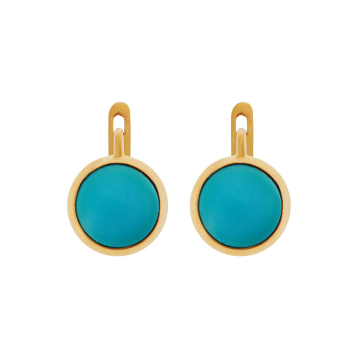 Turquoise Plug Earrings - M - Exclusive - Ileana Makri store