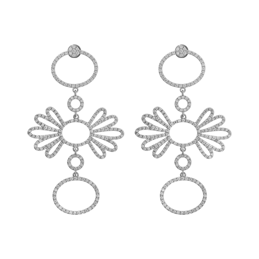 Twiggy Flower Earrings W - D - Blossom - Ileana Makri