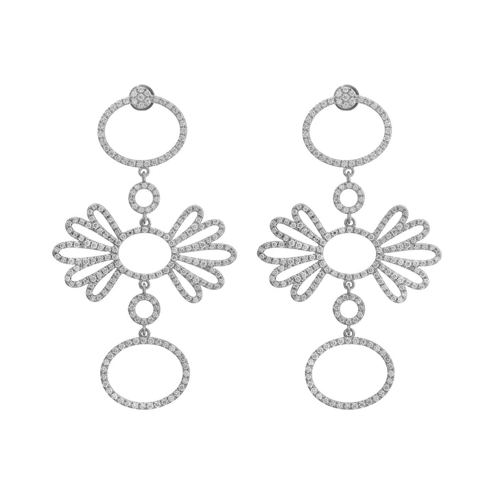 Twiggy Flower Earrings W - D - Blossom - Ileana Makri