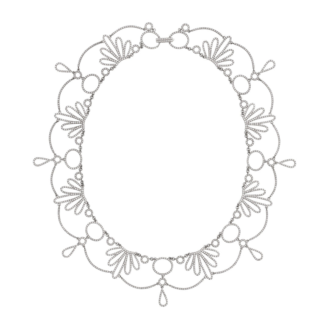 Twiggy Flower Necklace W - D - Blossom - Ileana Makri