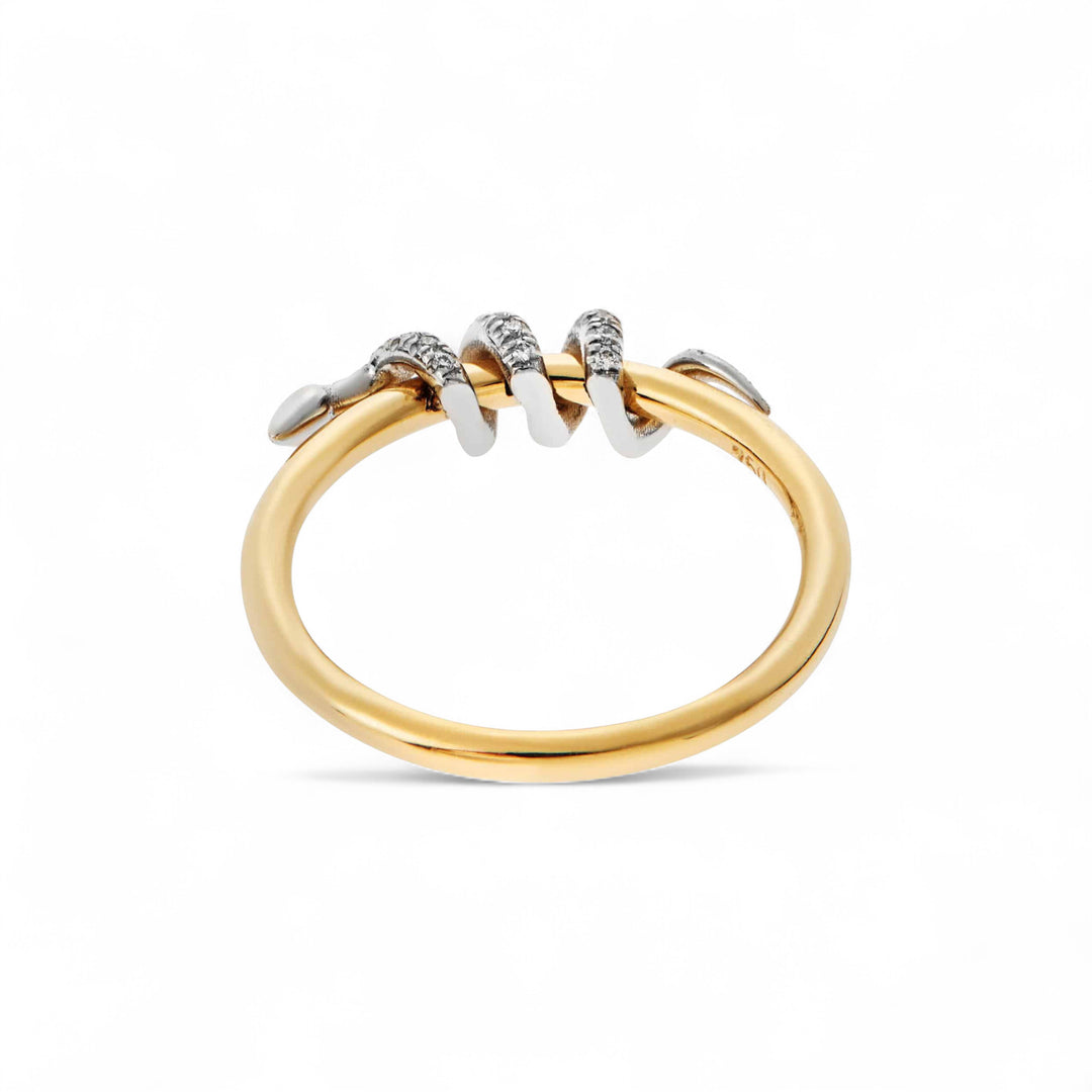 Twisted Boa Ring Y-W-D