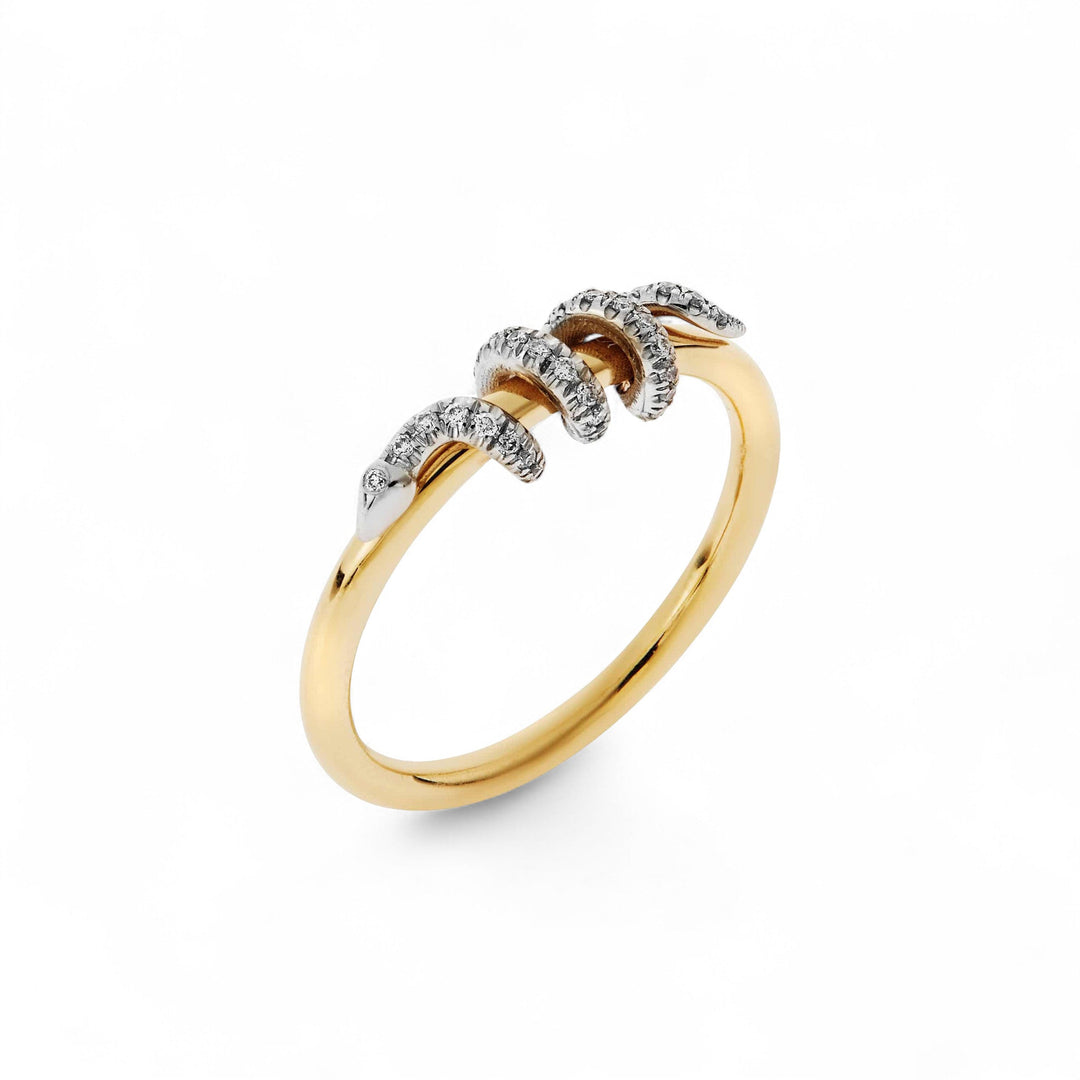Twisted Boa Ring Y - W - D - SNAKES - Ileana Makri
