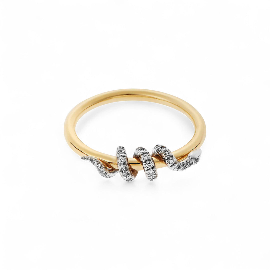 Twisted Boa Ring Y - W - D - SNAKES - Ileana Makri