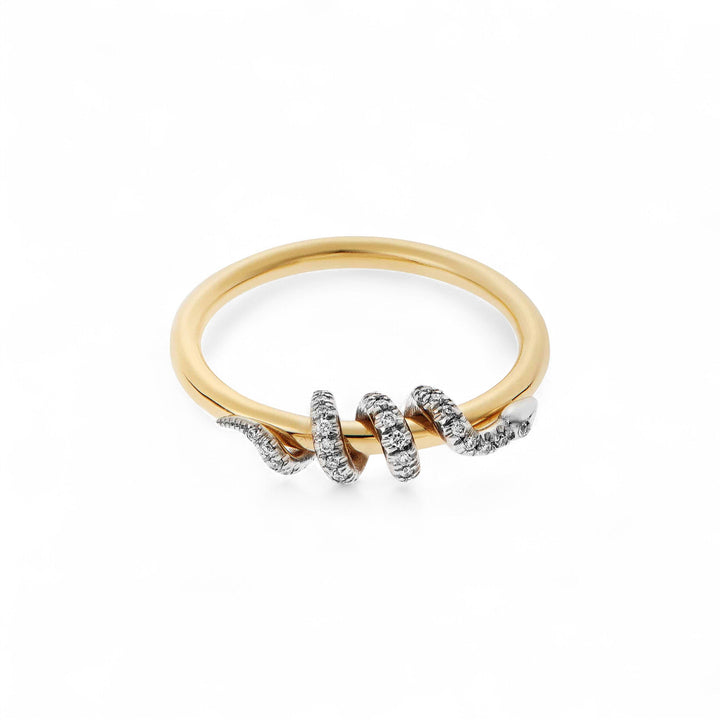 Twisted Boa Ring Y - W - D - SNAKES - Ileana Makri