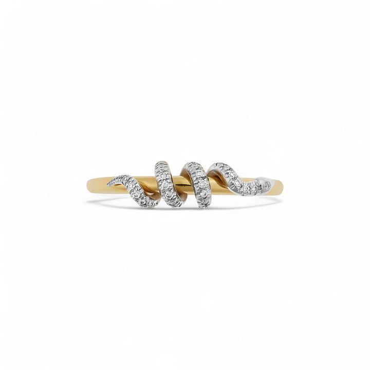Twisted Boa Ring Y - W - D - SNAKES - Ileana Makri