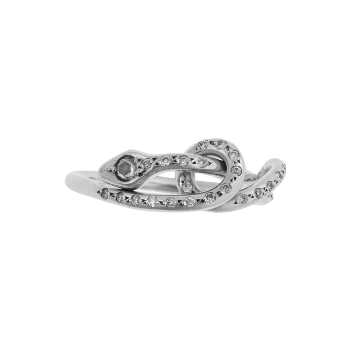 Twisted Snake Ring W - D - SNAKES - Ileana Makri