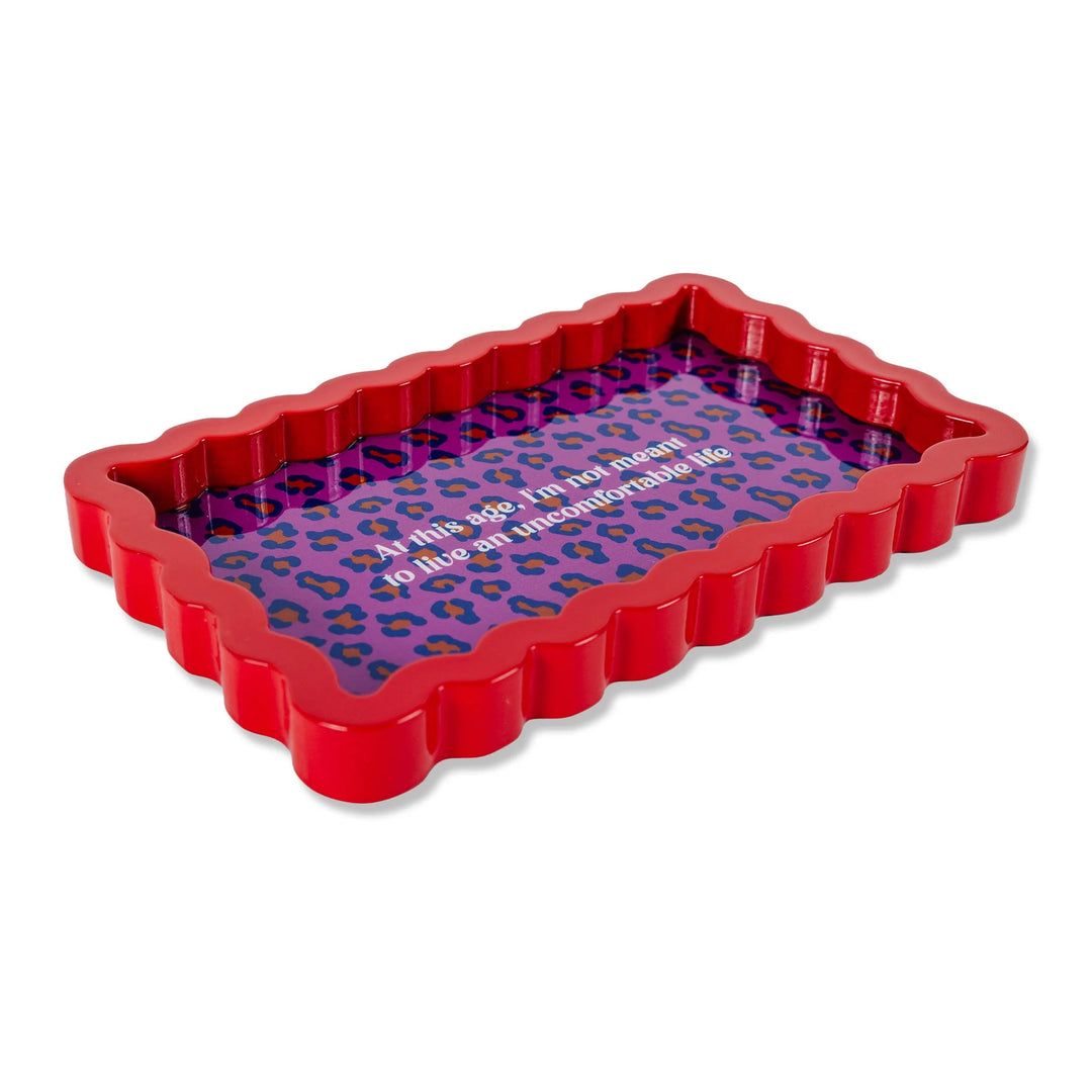 Uncomfortable Lacquer Tray Medium - Furbish - Ileana Makri