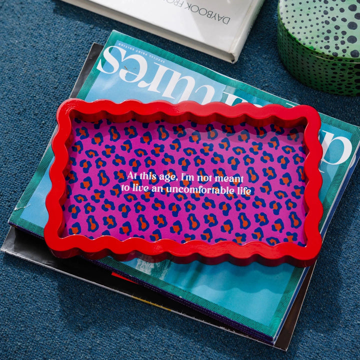 Uncomfortable Lacquer Tray Medium - Furbish - Ileana Makri
