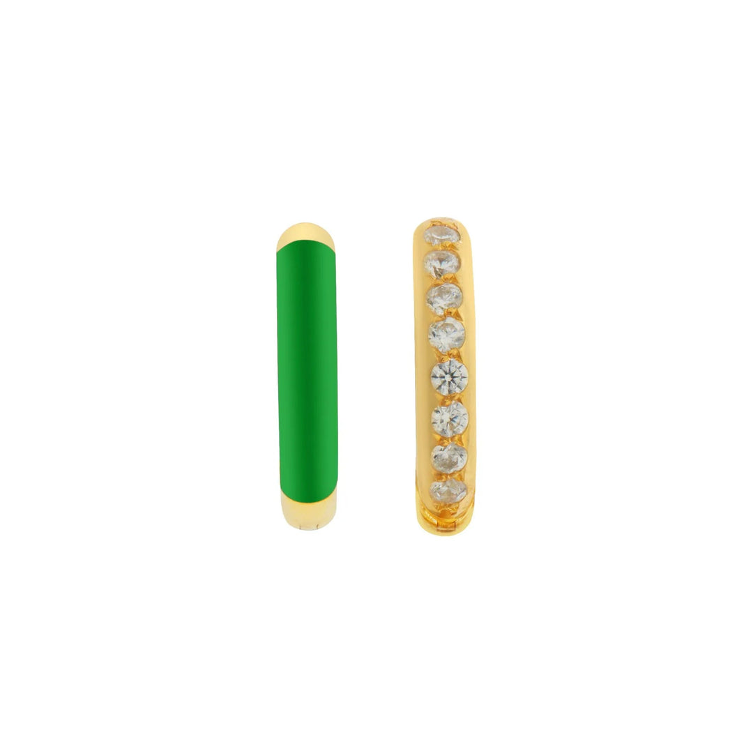 Vice Versa Mini Hoops Pink - Eye M Neon Rocks - Ileana Makri