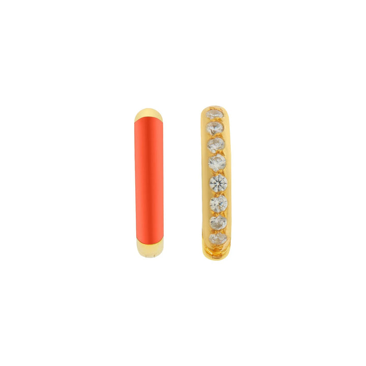 Vice Versa Mini Hoops Pink - Eye M Neon Rocks - Ileana Makri