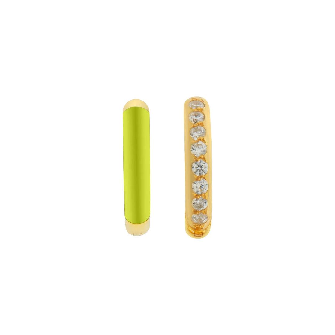 Vice Versa Mini Hoops Pink - Eye M Neon Rocks - Ileana Makri