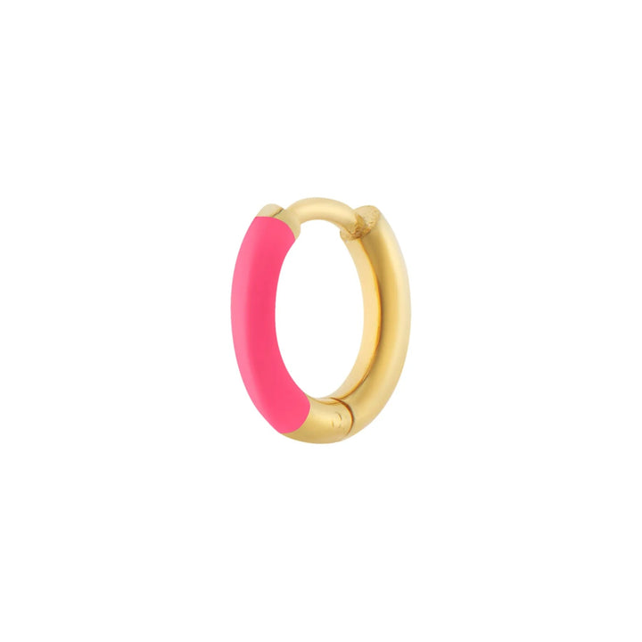 Vice Versa Mini Hoops Pink - Eye M Neon Rocks - Ileana Makri