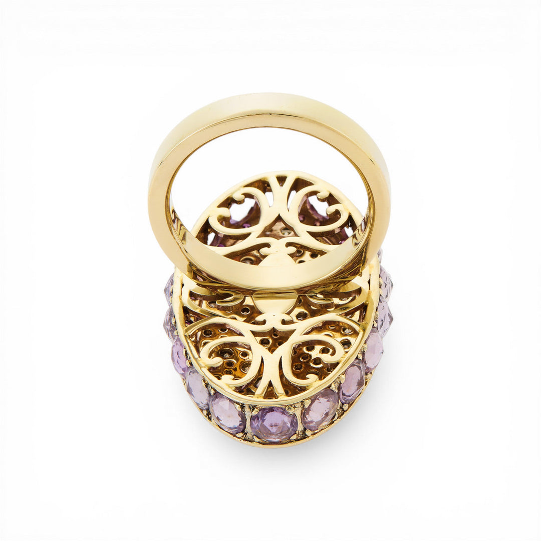 Violet Garden Ring - One of a Kind - Ileana Makri