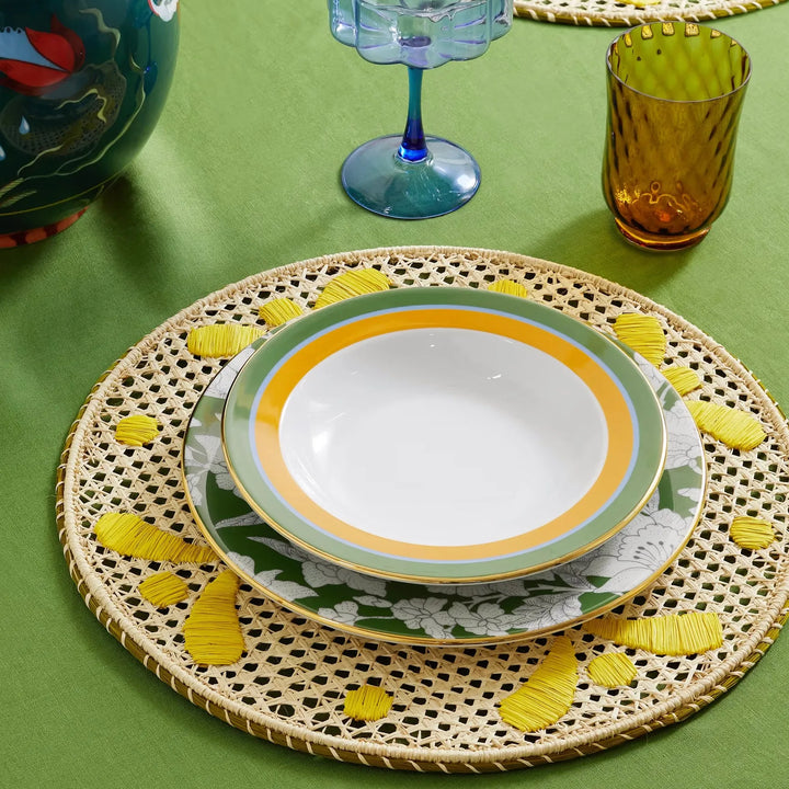 Raffia Placemats Capri Yellow (Set of 2)