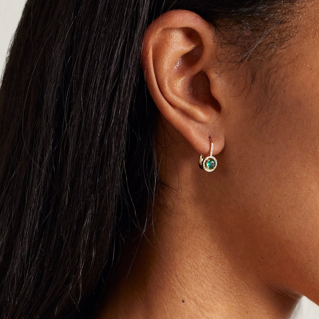 Emerald Whisper Earrings - Ileana Makri