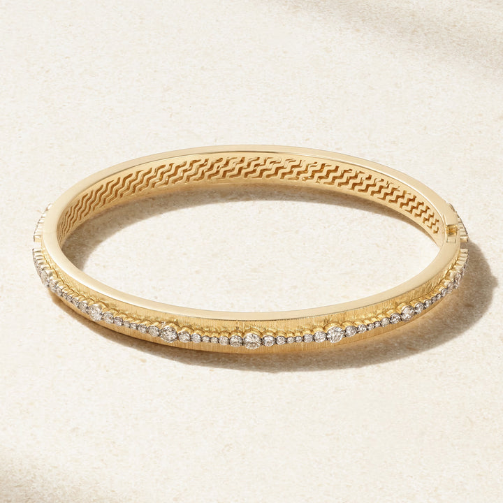 Diamond Ripple Bangle