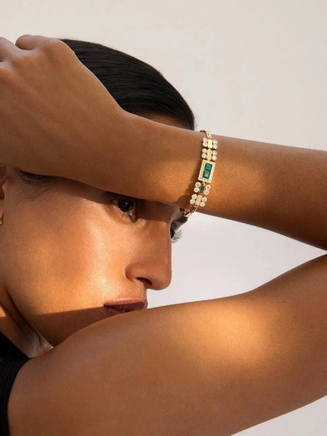 Waterfall Bridge Bracelet Y - D - EM - Cascade - Ileana Makri
