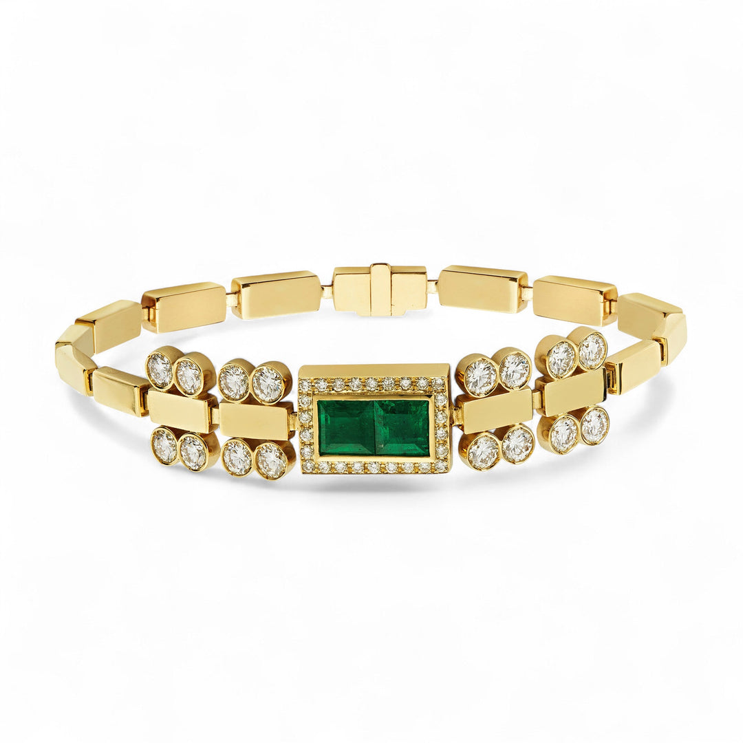 Waterfall Bridge Bracelet Y - D - EM - Cascade - Ileana Makri