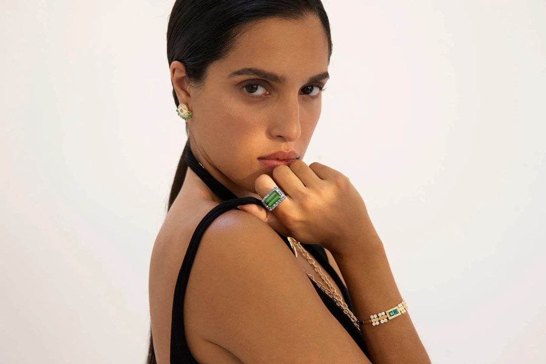 Waterfall Bridge Bracelet Y - D - EM - Cascade - Ileana Makri