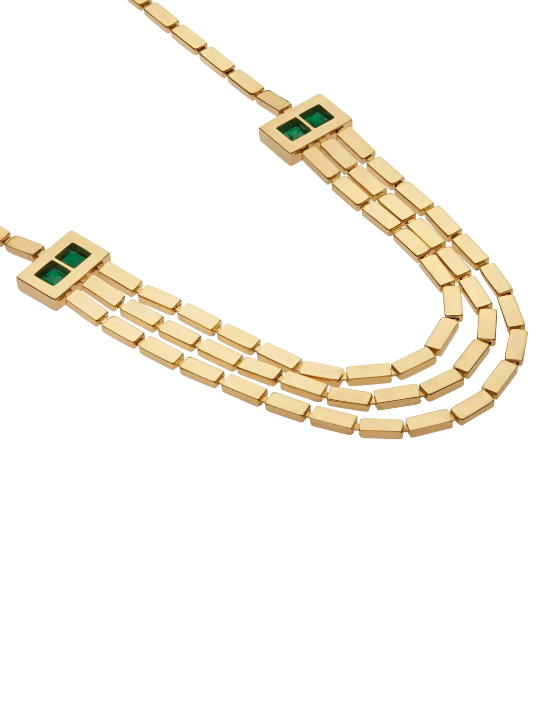 Waterfall Bridge Necklace Y - D - EM - Cascade - Ileana Makri
