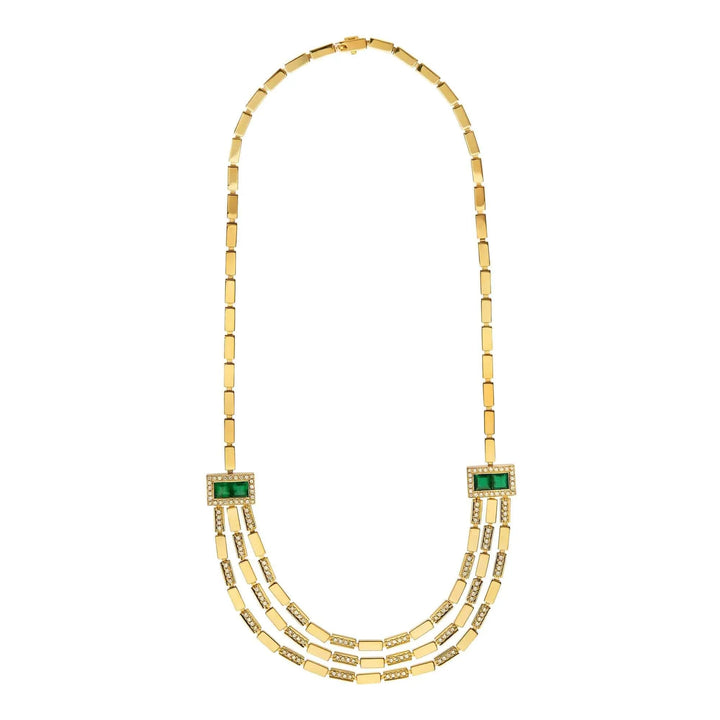 Waterfall Bridge Necklace Y - D - EM - Cascade - Ileana Makri
