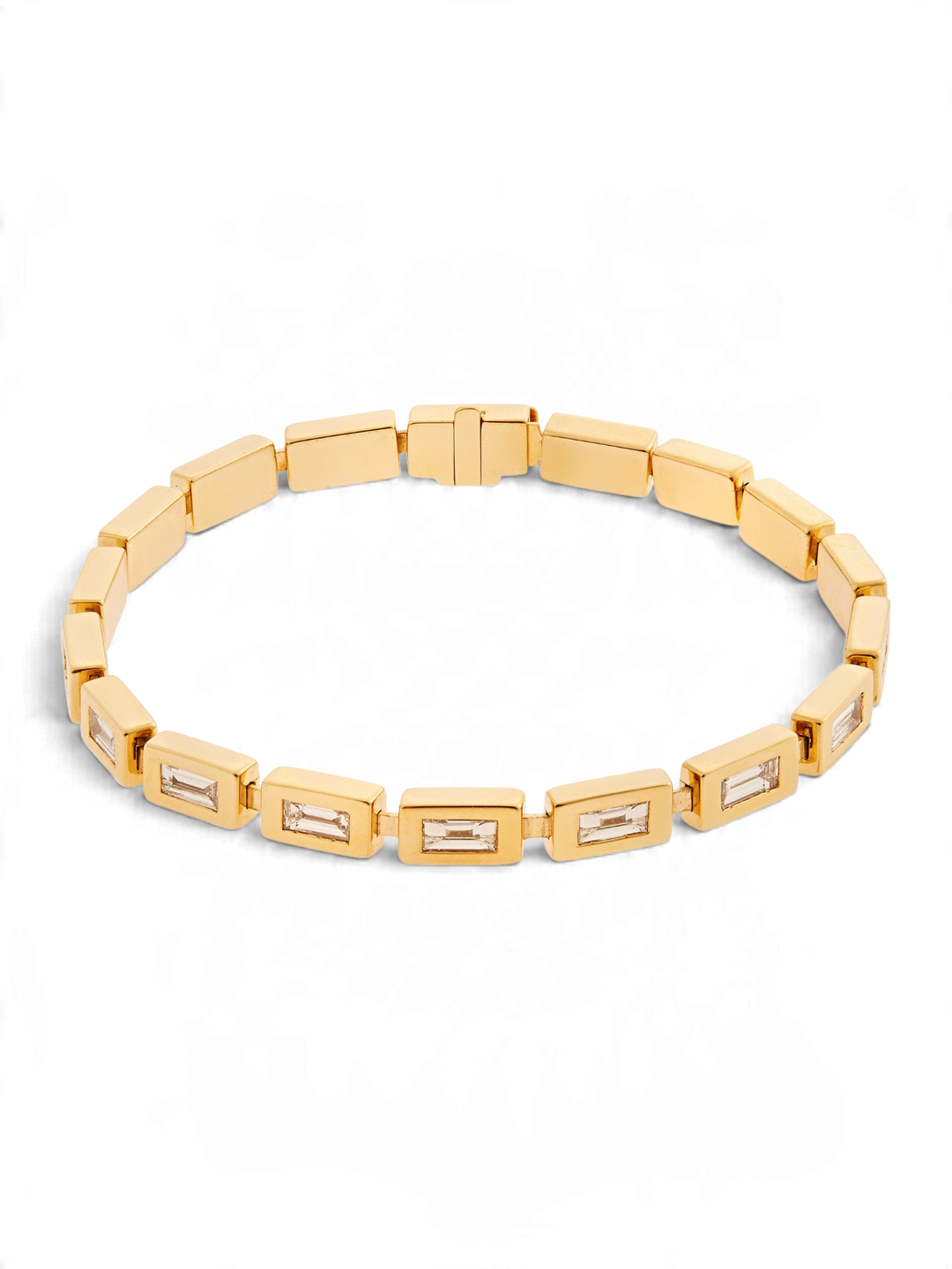 Waterfall Full Baguette Bracelet Y - D - Cascade - Ileana Makri