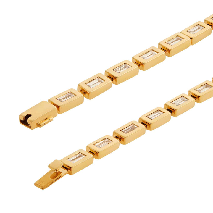 Waterfall Full Baguette Bracelet Y - D - Cascade - Ileana Makri
