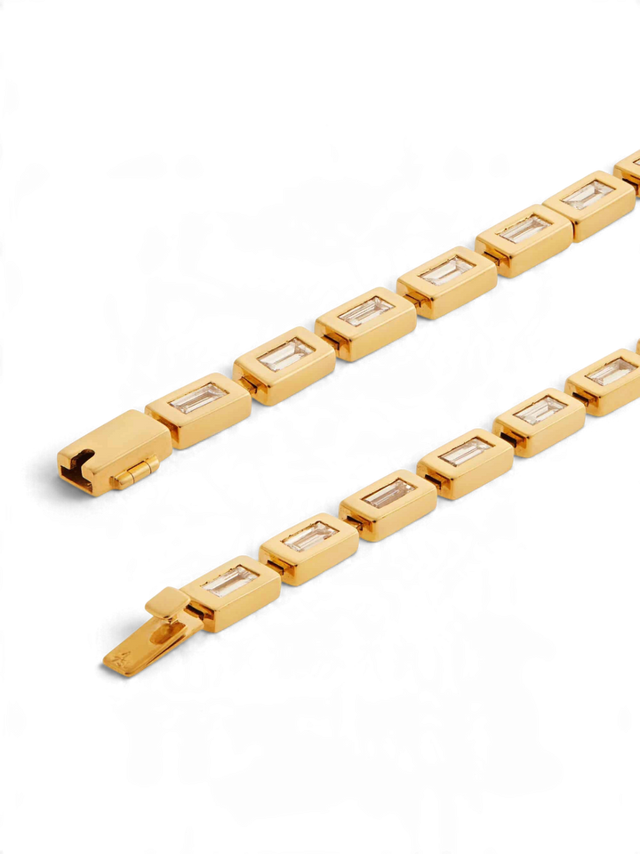 Waterfall Full Baguette Bracelet Y - D - Cascade - Ileana Makri