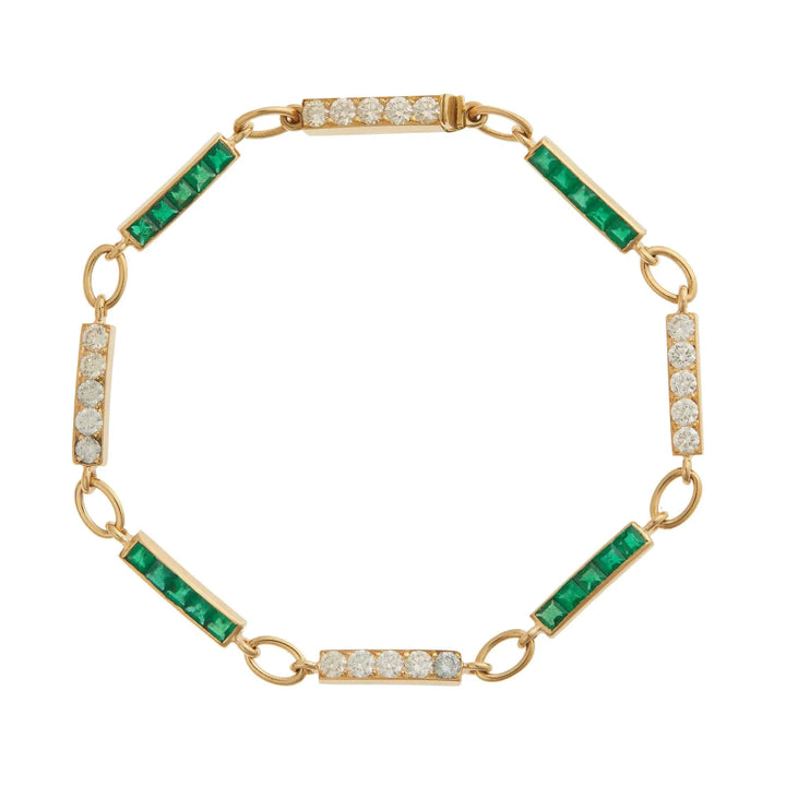 Waterfall Link Bracelet Y-D-Em - Cascade - Ileana Makri store