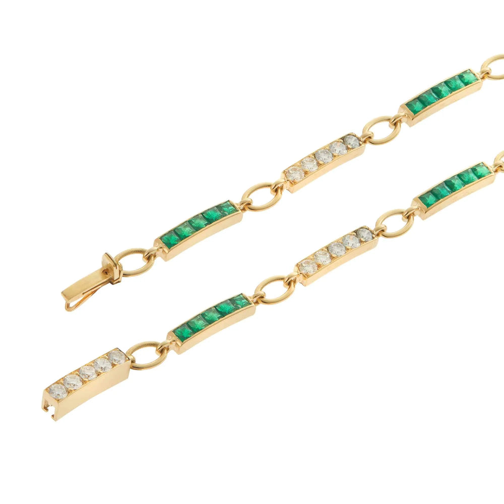 Waterfall Link Bracelet Y-D-Em - Cascade - Ileana Makri store