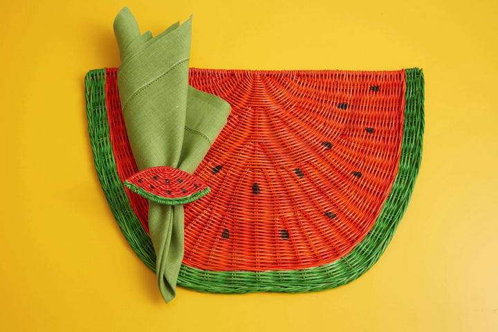 Watermelon Napkin Rings (Set of 4) - Serpui - Ileana Makri store