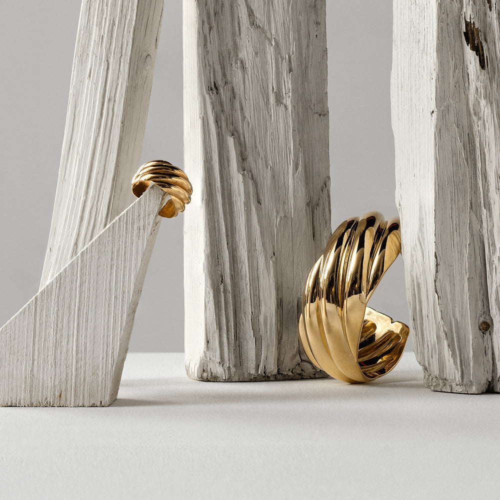 Wave Cuff Bracelet - Tile - Ileana Makri