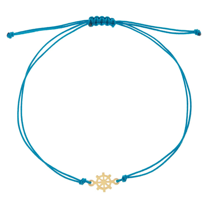 Wheel Cord Bracelet Y10 - Eye M Summer - Ileana Makri store