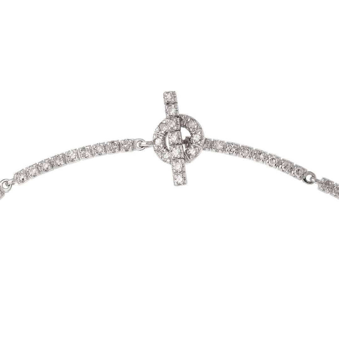 White Diamond Riviera Necklace - Classic - Ileana Makri