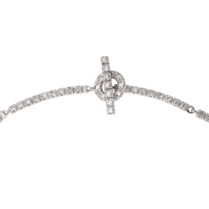 White Diamond Riviera Necklace - Classic - Ileana Makri