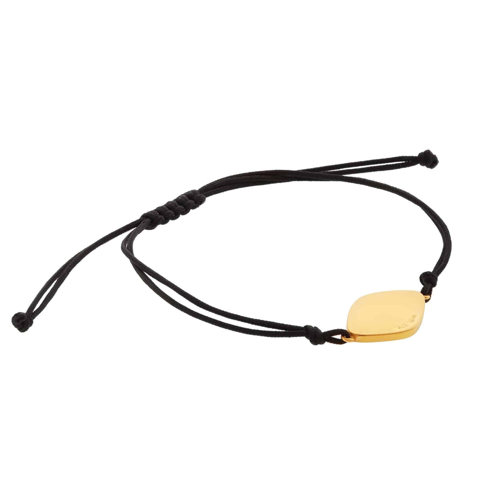 White Oval Eye Cord Bracelet - Eye M Eyes - Ileana Makri