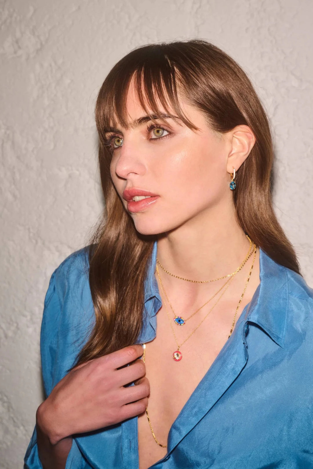 White Topaz Enamel - Eye M Neon Rocks - Ileana Makri