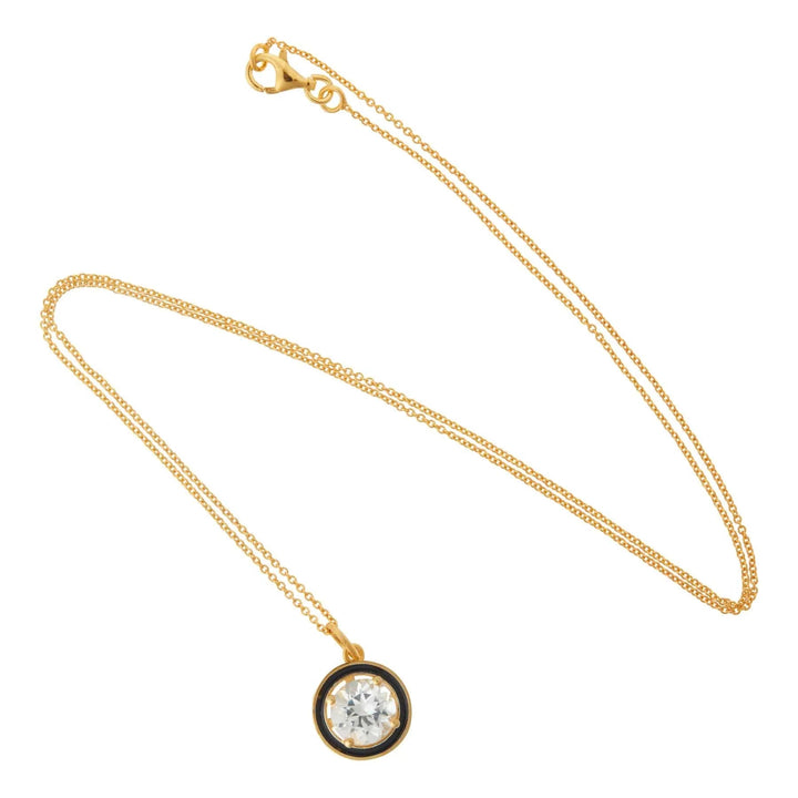 White Topaz Enamel - Eye M Neon Rocks - Ileana Makri