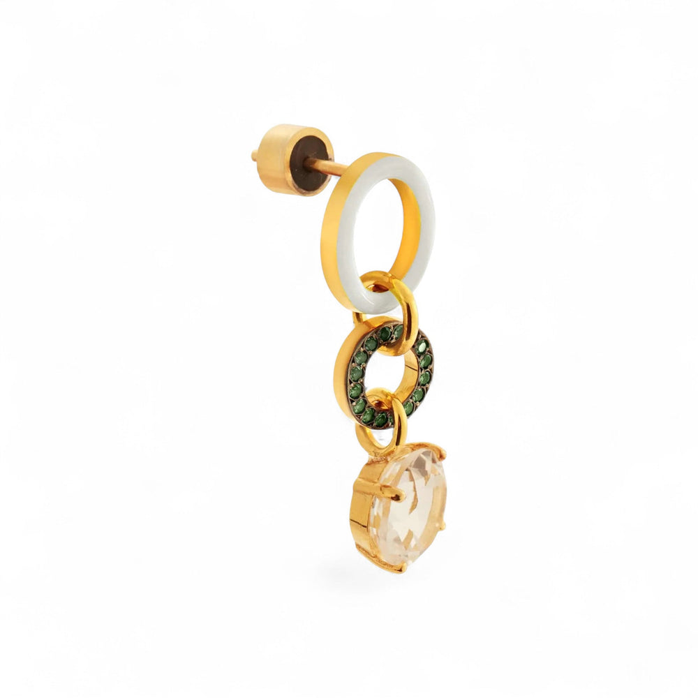 White Twist White Topaz - Eye M Neon Rocks - Ileana Makri