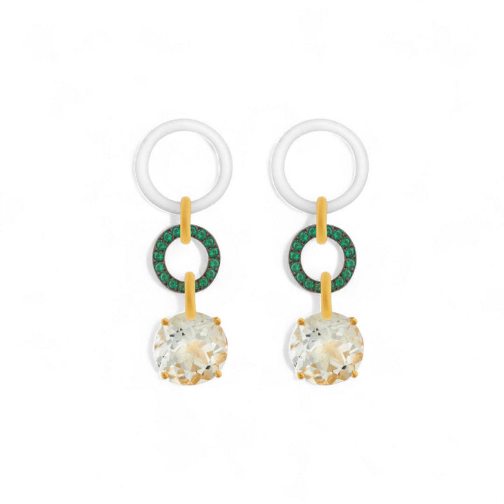White Twist White Topaz - Eye M Neon Rocks - Ileana Makri