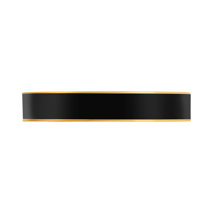 Wide Black Enamel Cuff - Eye M Core - Ileana Makri store