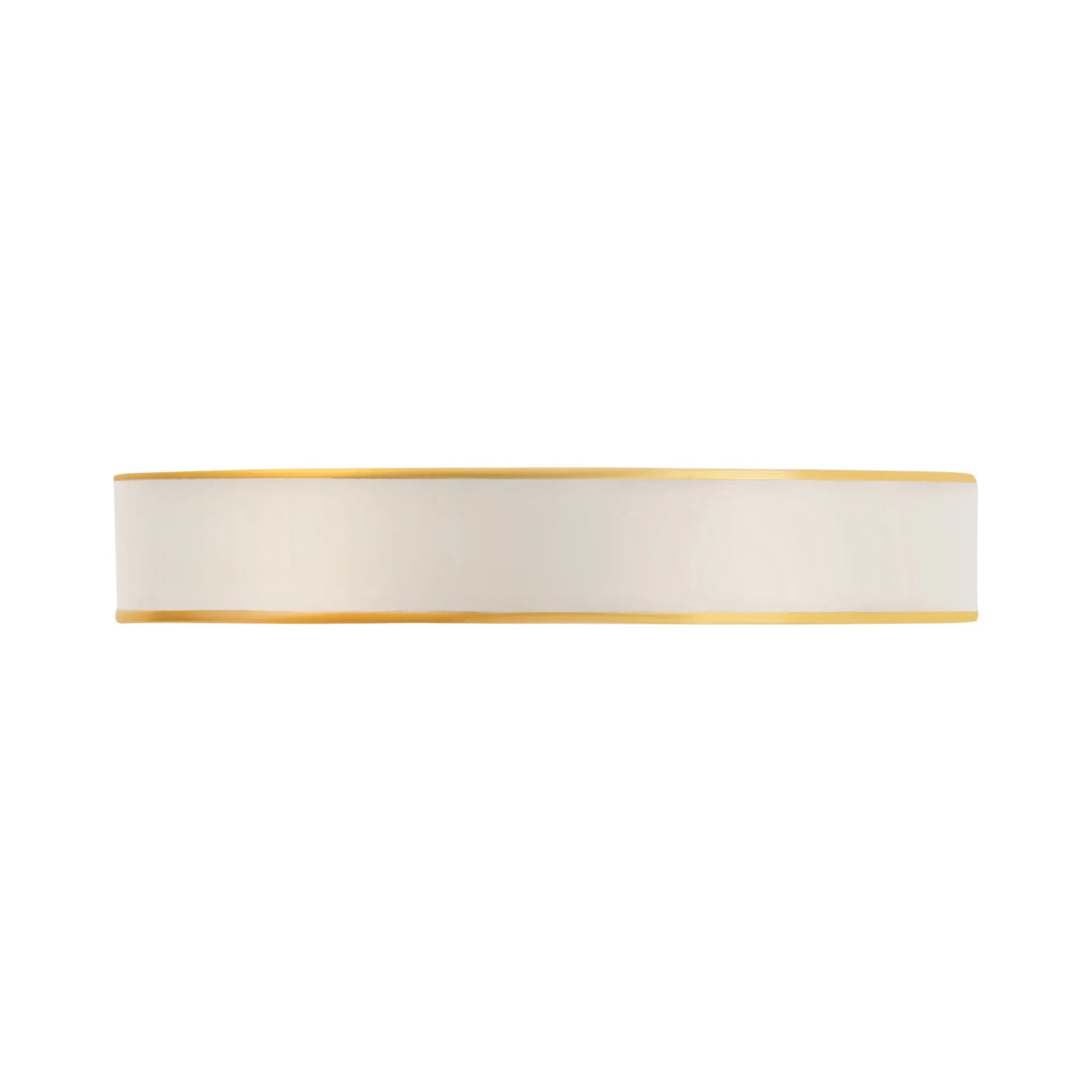 Wide White Enamel Cuff - Eye M Core - Ileana Makri store