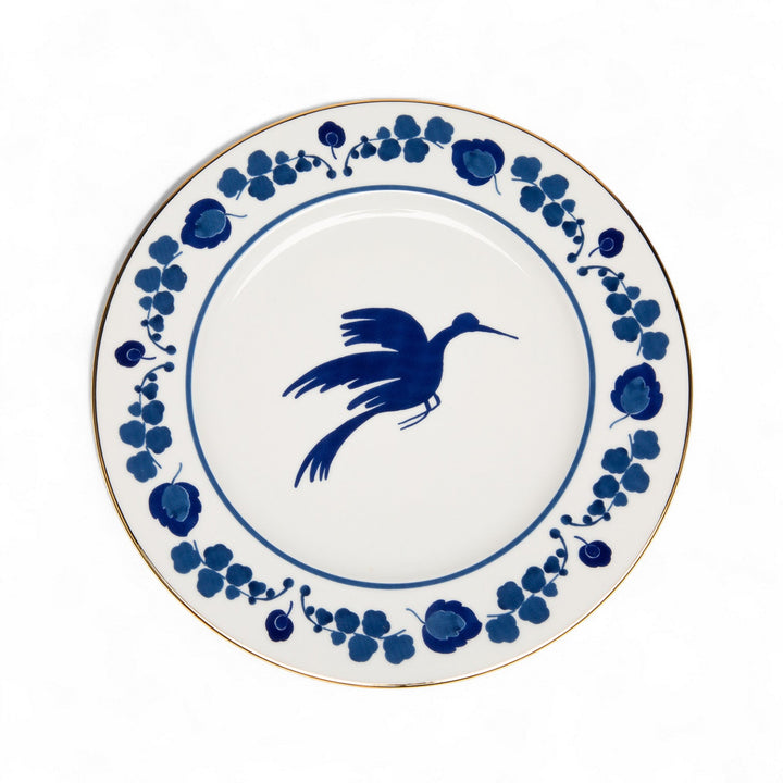 Wildbird Blue Charger Plate - La Double J Home - Ileana Makri