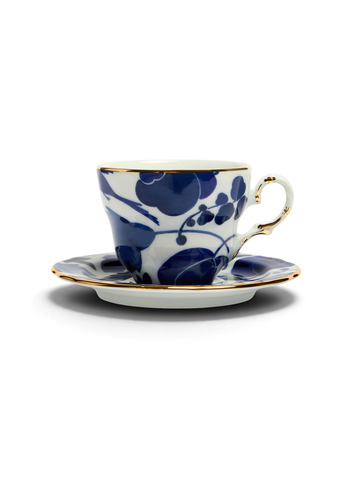 Wildbird Blue Mama Tea Cup (Set Of 2) - La Double J Home - Ileana Makri