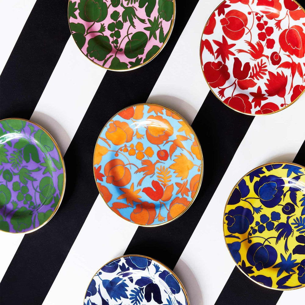 Wildbird Mix Dessert Plates (Set of 6) - La Double J Home - Ileana Makri