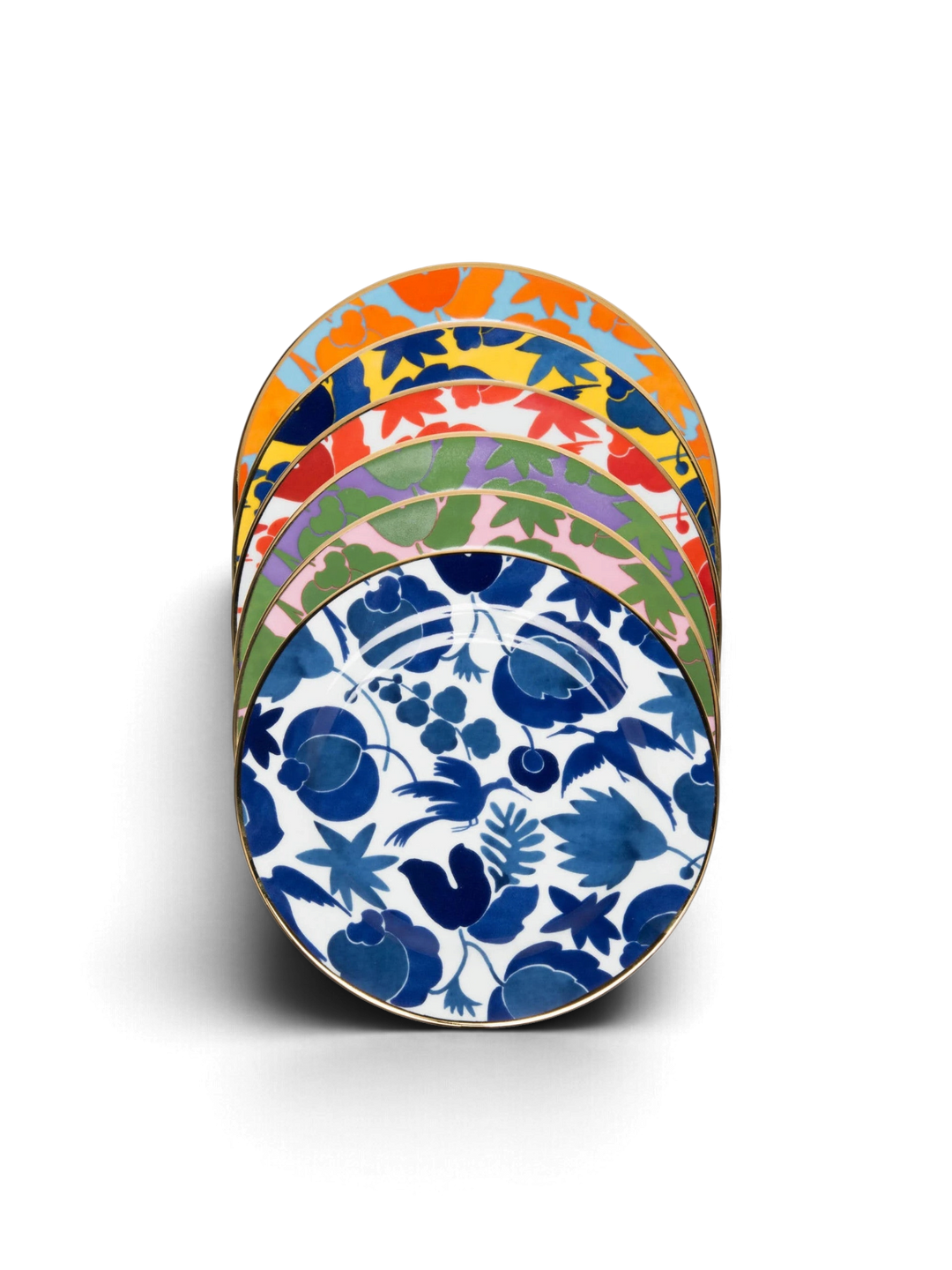 Wildbird Mix Dessert Plates (Set of 6) - La Double J Home - Ileana Makri