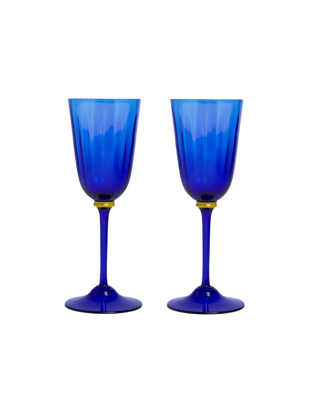Wine Glasses Blue Murano (Set of 2) - La Double J Home - Ileana Makri