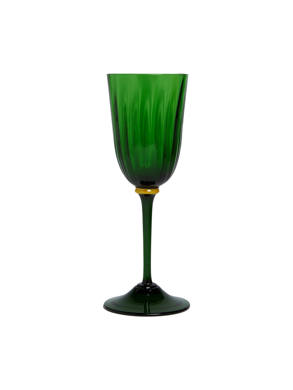 Wine Glasses Green Murano (Set of 2) - La Double J Home - Ileana Makri