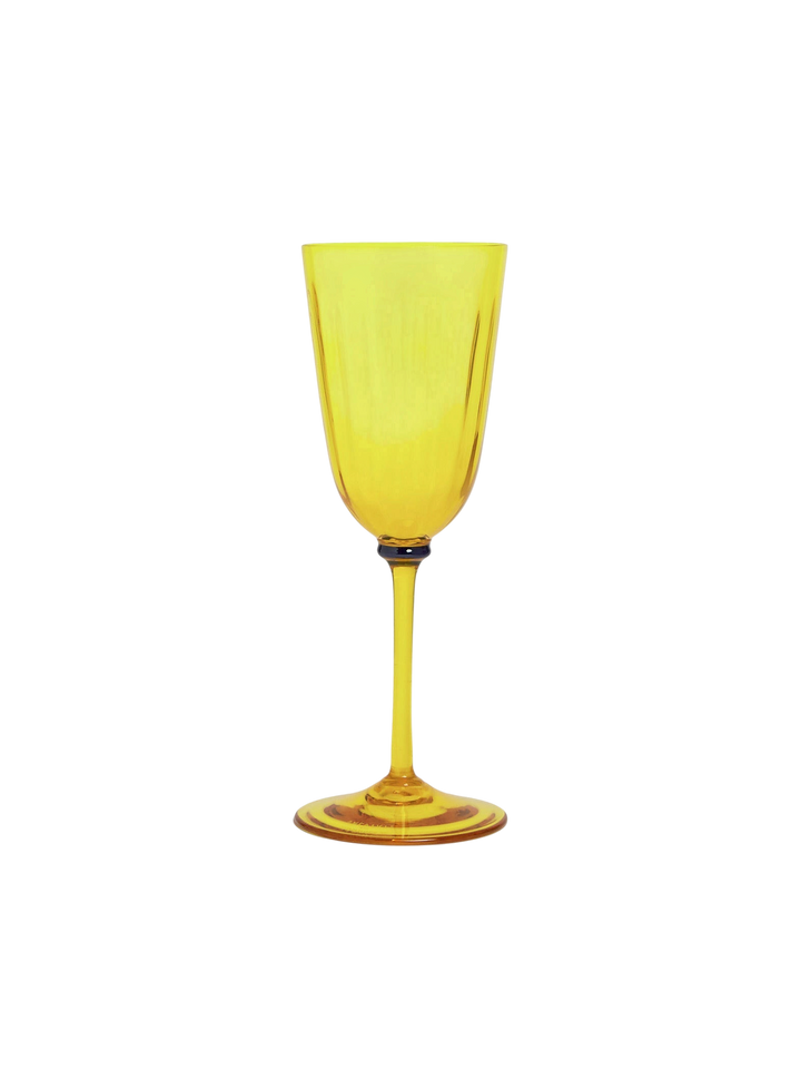 Wine Glasses Yellow Murano (Set of 2) - La Double J Home - Ileana Makri